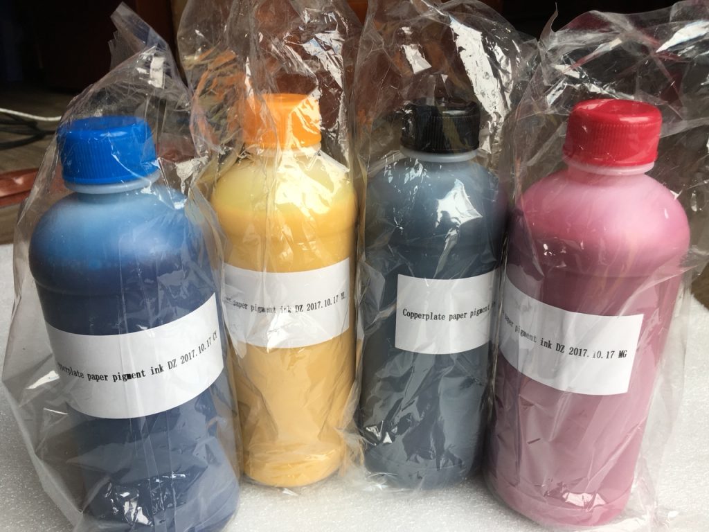 Mực in Pigment UV (in giấy Couche)- 500ml