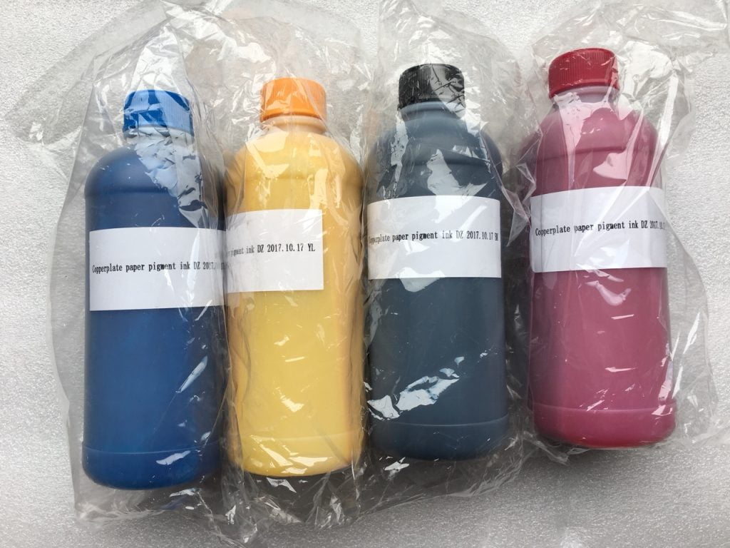 Mực in Pigment UV (in giấy Couche)- 500ml