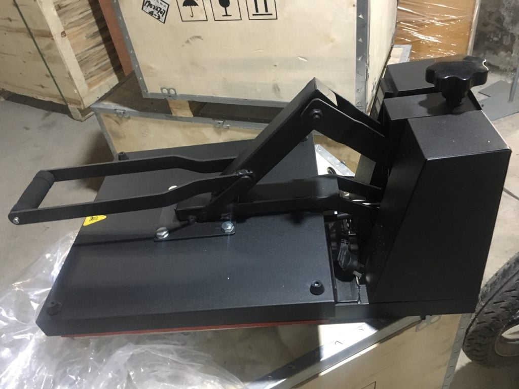 Máy ép nhiệt phẳng 38x38 tay kép