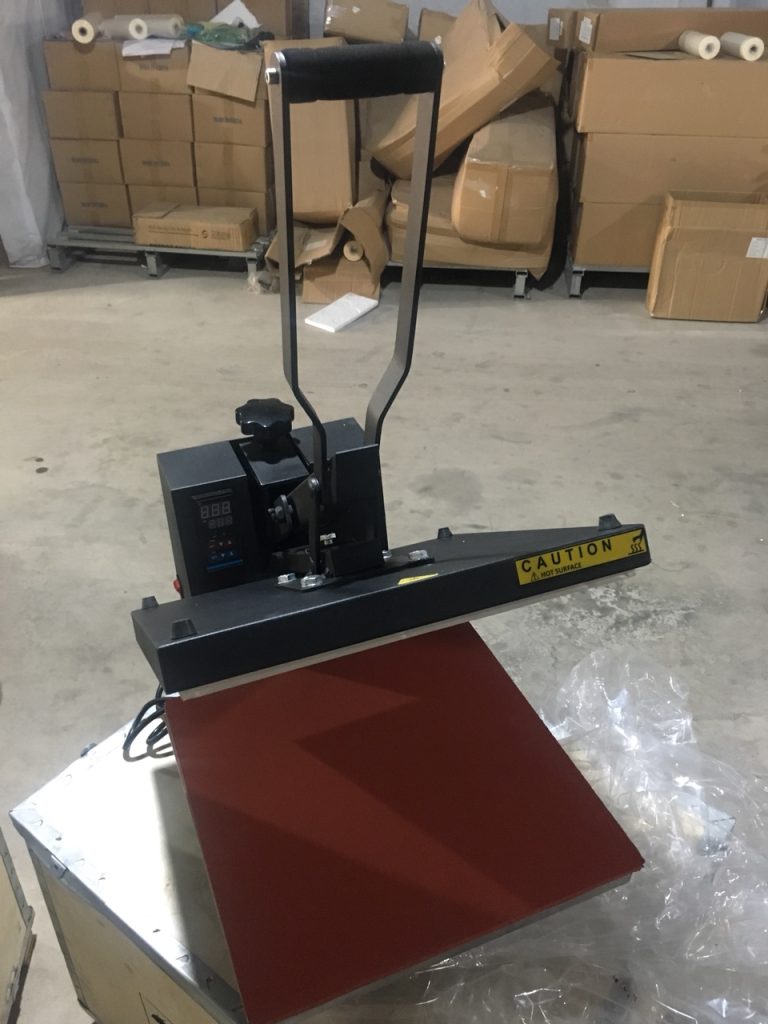 Máy ép nhiệt phẳng 38x38 tay kép