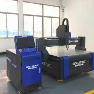 Máy cắt khắc CNC GXU H3- 2500 5.5KW Có tủ,Có hút chân không, có chặn vật liệu