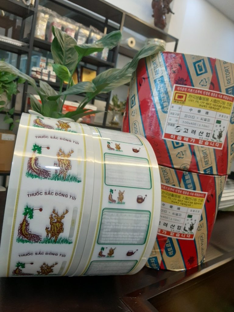 Cuộn túi đóng gói thuốc đông y Kansai KS01 (PET)