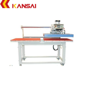 Máy ép nhiệt hai mâm khí nén khổ 60 x 80 (đẩy mâm trên)