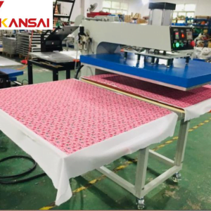 Máy ép nhiệt hai mâm khí nén khổ 60 x 80 (đẩy mâm dưới) - Hình ảnh 3