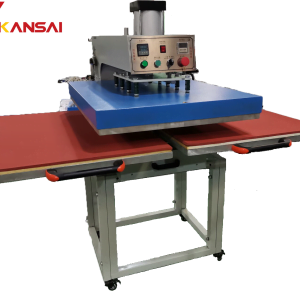 Máy ép nhiệt hai mâm khí nén khổ 60 x 80 (đẩy mâm dưới) - Hình ảnh 4