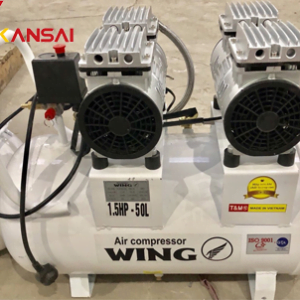 Máy nén khí không dầu Wing TW-OF550X2-50L - Hình ảnh 2