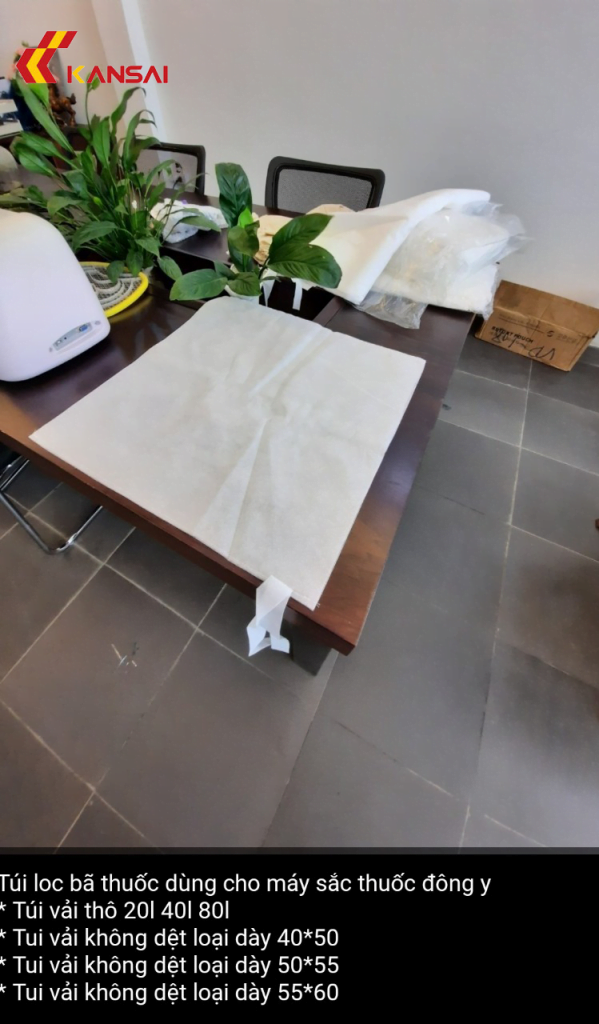 Túi lọc bã thuốc dùng cho máy sắc thuốc