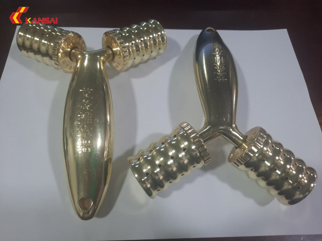 Bộ cây lăn ngải đồng đôi không xoay Kentax (hộp)