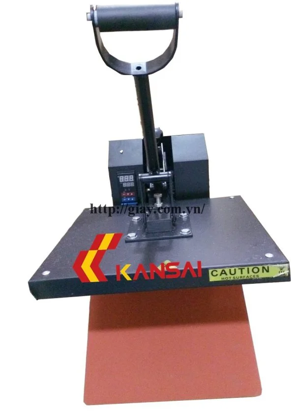 Máy ép nhiệt phẳng mâm thường khổ 38 x 38