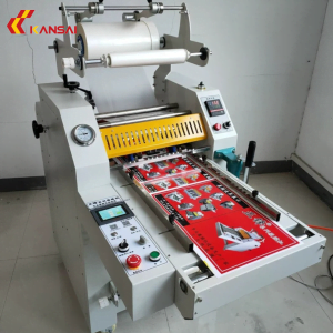 Máy cán màng thủy lực Hydraulic 400B tách giấy tự động Kansai - Hình ảnh 4