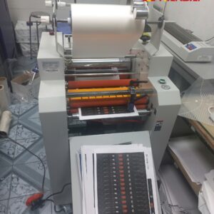 Máy cán màng thủy lực Hydraulic 400B tách giấy tự động Kansai - Hình ảnh 8
