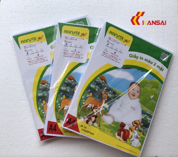Giấy in Card trơn Kansai khổ A4