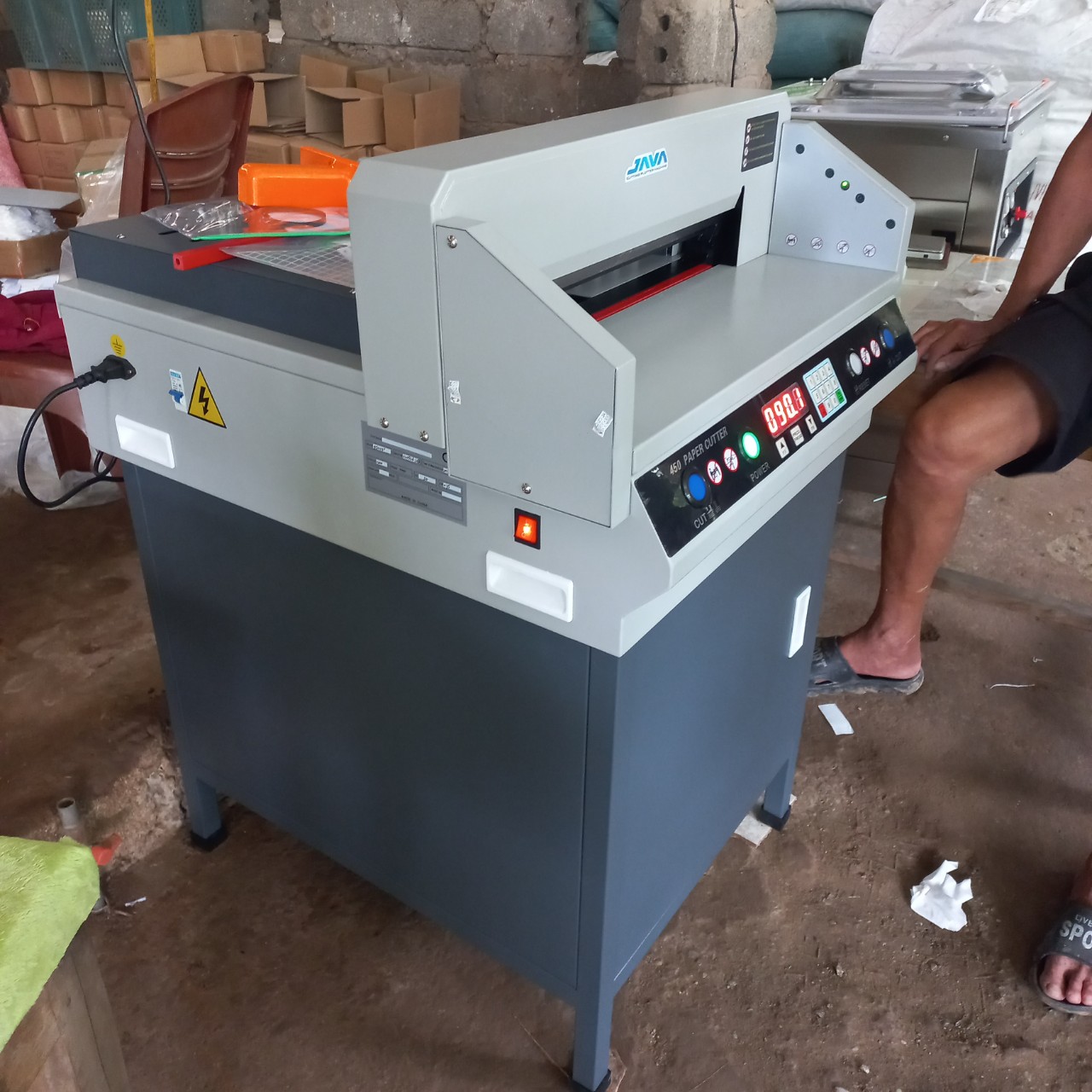 Máy Xén giấy điện 450VS - Ảnh 5