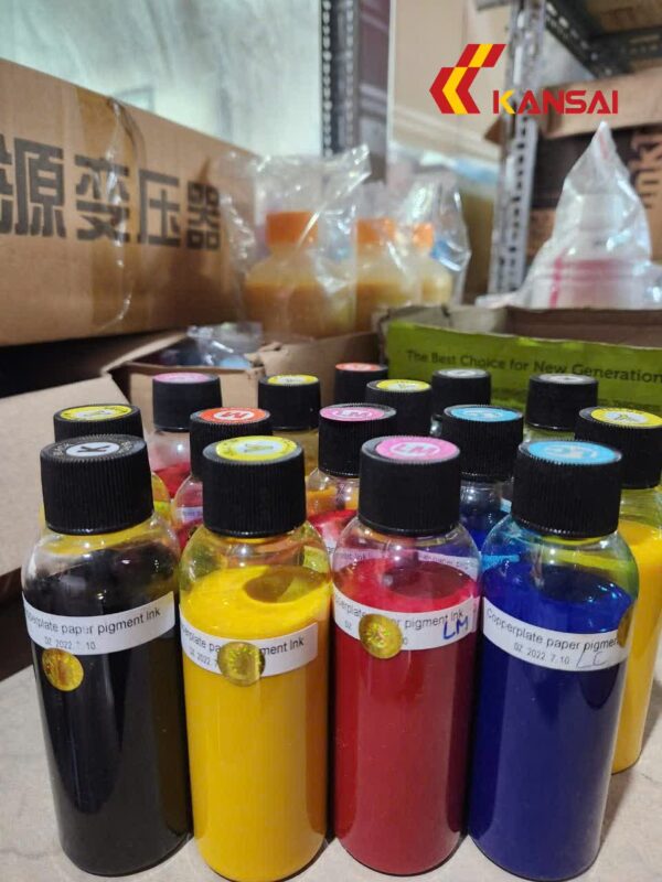 Mực in Pigment in giấy Couche loại Tốt kansai