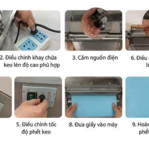 Máy bồi keo sữa JS-700 - Hình ảnh 7