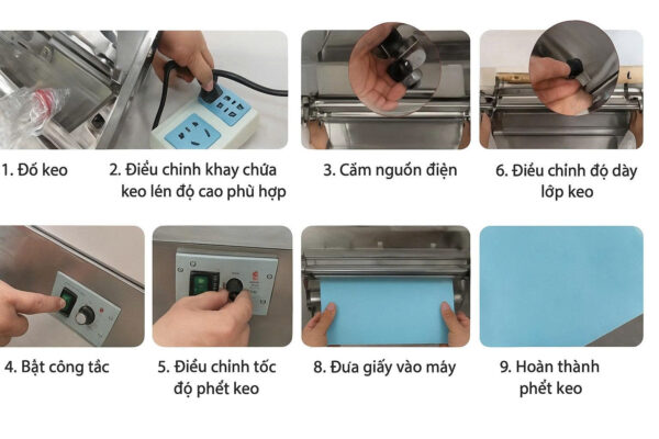 Máy bồi keo sữa JS-700