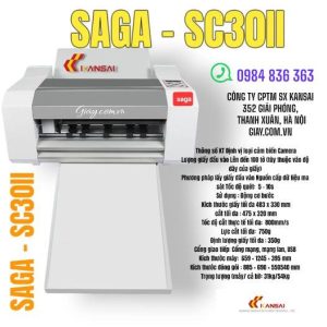 Máy cắt bế decal Saga SG-SC30 II - Hình ảnh 7