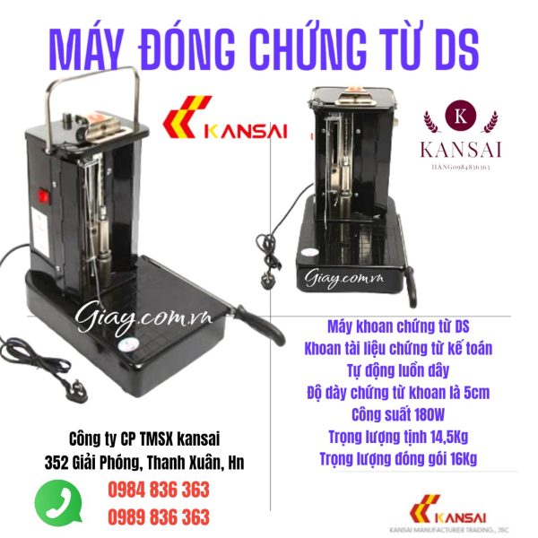 Máy đóng chứng từ DS, ảnh giới thiệu