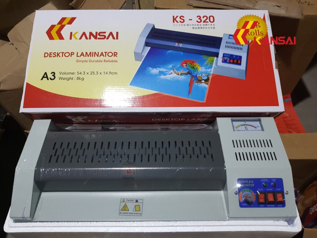 Máy ép plastic Kansai 320 (Lô đỏ)