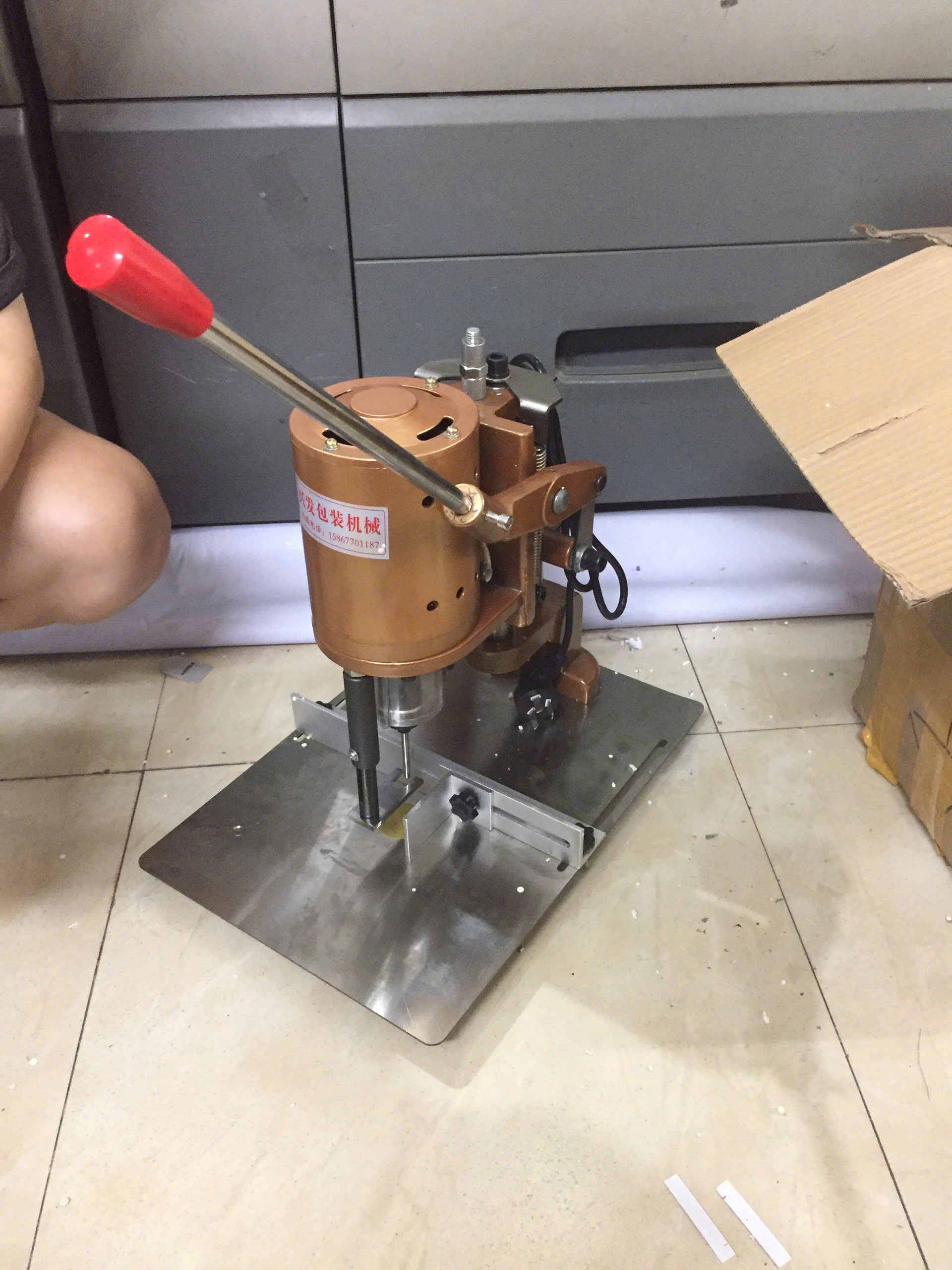 Máy khoan điện đục lỗ giấy DK-150 - Ảnh 8