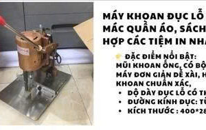 Máy khoan điện đục lỗ giấy DK-150 - Hình ảnh 2