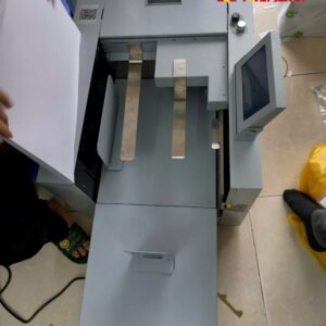 Máy cấn gân - xé rãnh tự động kéo giấy CG338 - Hình ảnh 2